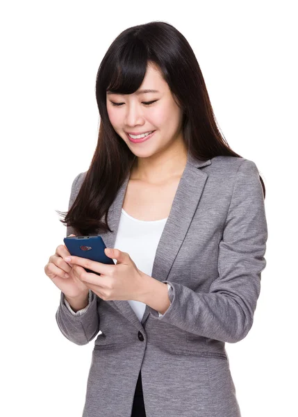 Asiatiska affärskvinna med kostym — Stockfoto