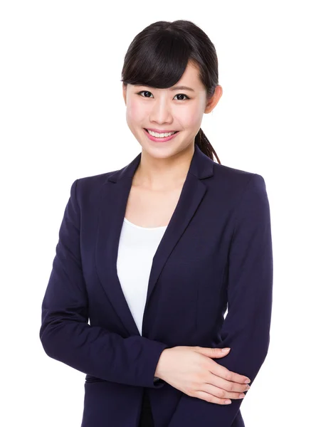 Asiatische Geschäftsfrau mit Business-Anzug — Stockfoto