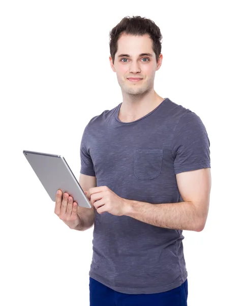 Young Caucasian handsome man — Stock Photo, Image