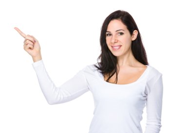 Beyaz kazaklı Kafkas kadın