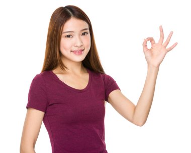 Asyalı genç güzel kadın