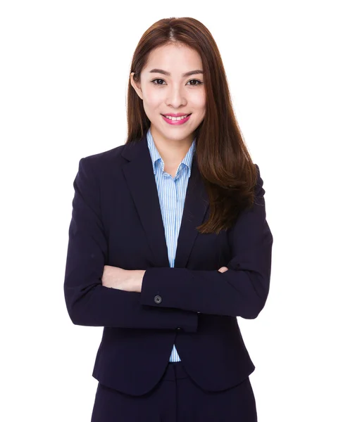 Aziatische zakenvrouw in pak — Stockfoto