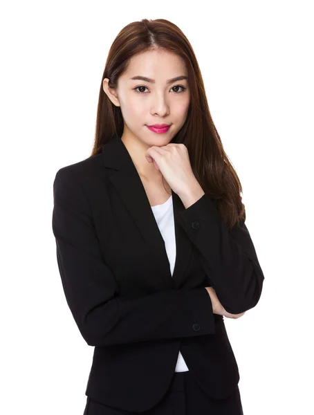 Asiatique femme d'affaires en costume d'affaires — Photo