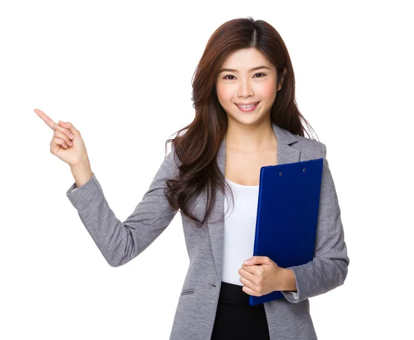 Mujer de negocios asiática en traje de negocios — Foto de Stock