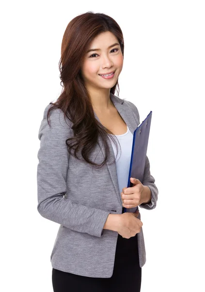 Asian businesswoman in business suit — Stock Photo, Image