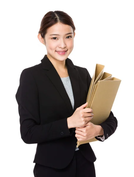 Asian businesswoman in business suit — Stock Photo, Image