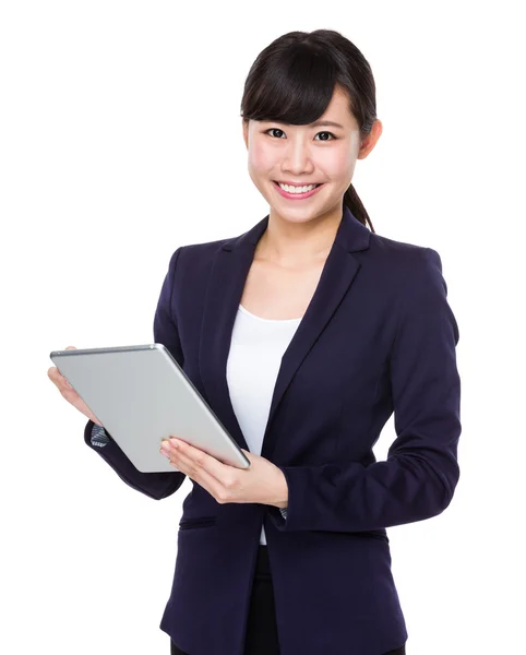 Asian businesswoman in business suit — Stock Photo, Image