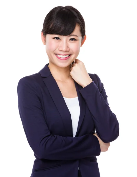 Asiatico businesswoman in business suit — Foto Stock