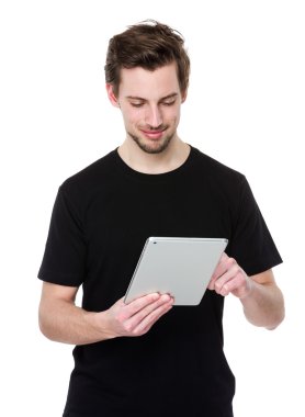 Dijital tablet tutan adam