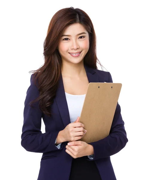 Asian businesswoman in business suit — Stock Photo, Image