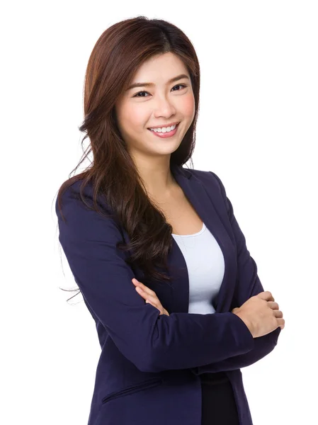 Asiatico businesswoman in business suit — Foto Stock