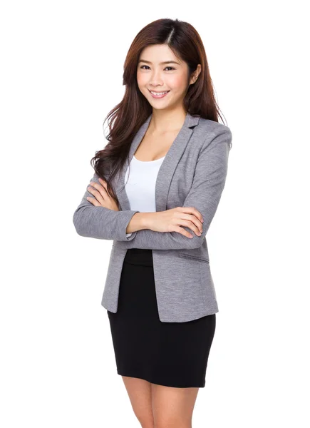 Asiatico businesswoman in business suit — Foto Stock