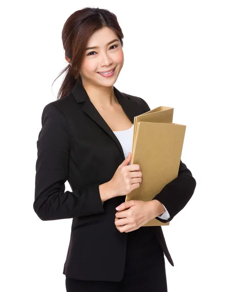 Asian businesswoman in business suit — Stock Photo, Image
