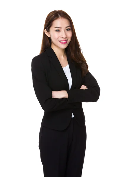 Asiatique femme d'affaires en costume d'affaires — Photo