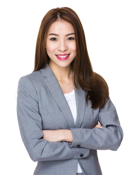 Asiatische Geschäftsfrau in Business-Anzug — Stockfoto