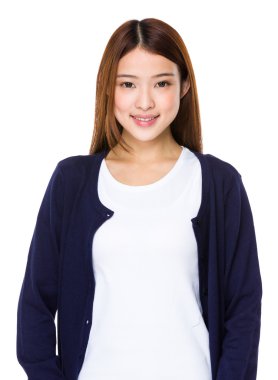 Asyalı genç güzel kadın