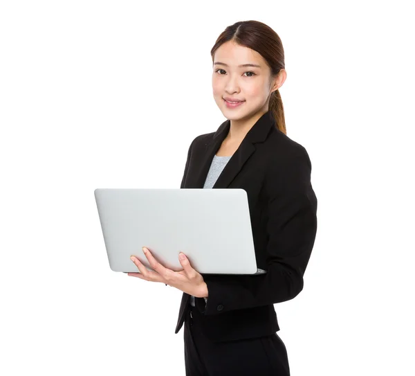 Mujer de negocios asiática en traje de negocios —  Fotos de Stock