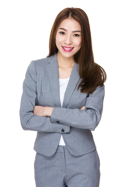 Asiatico businesswoman in business suit — Foto Stock