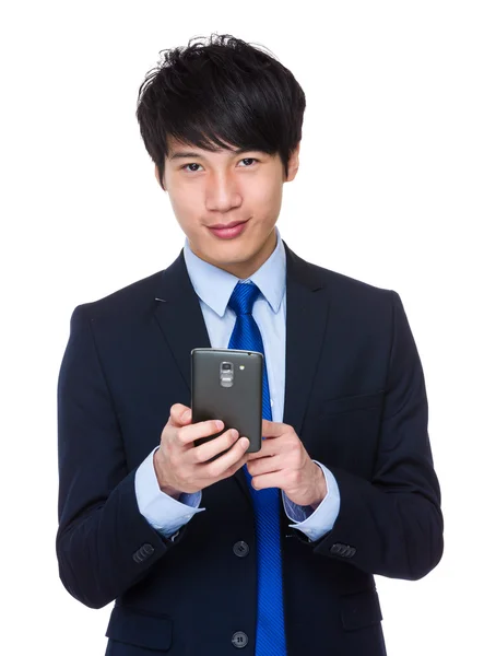 Asiático empresario en traje de negocios — Foto de Stock