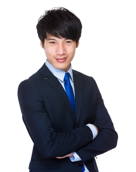 Asiatique homme d'affaires en costume d'affaires — Photo