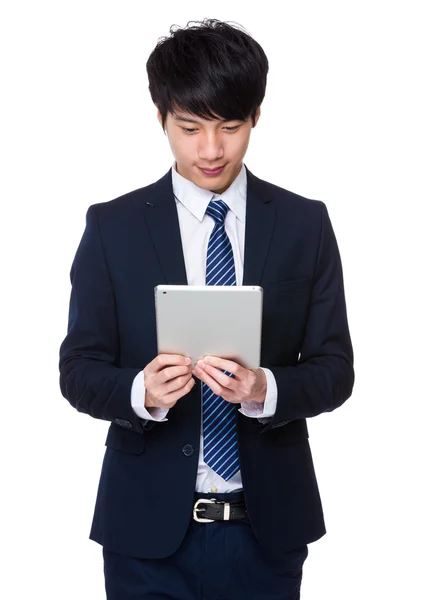 Empresário asiático em terno de negócios — Fotografia de Stock