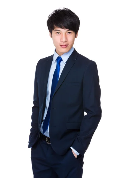 Asiatischer Geschäftsmann im Business-Anzug — Stockfoto