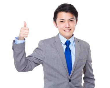 Asya yakışıklı iş adamı takım elbise