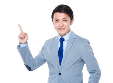 Asya yakışıklı iş adamı takım elbise