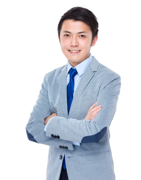 Asiatische schöne Geschäftsmann in Business-Anzug — Stockfoto