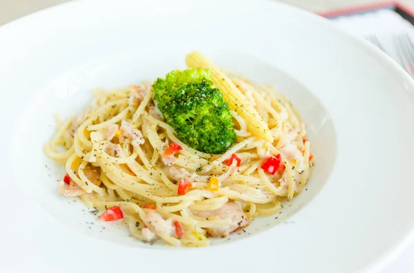 Lezzetli İtalyan spagetti — Stok fotoğraf