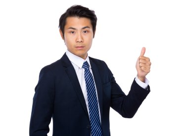 Asya yakışıklı iş adamı takım elbise