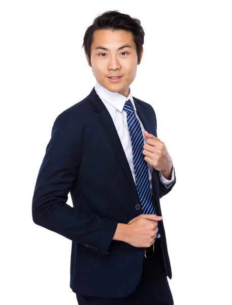 Asiatische schöne Geschäftsmann in Business-Anzug — Stockfoto