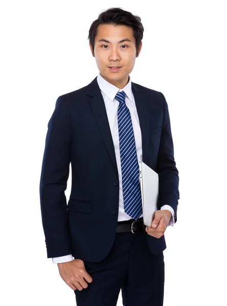 Asian handsome businessman in business suit — Stock Photo, Image