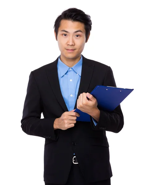 Asiatische schöne Geschäftsmann in Business-Anzug — Stockfoto