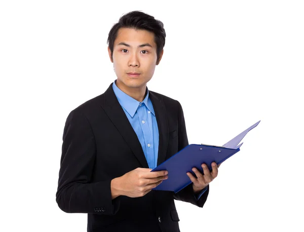 Asya yakışıklı iş adamı takım elbise — Stok fotoğraf