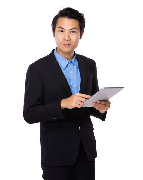 Asiatische schöne Geschäftsmann in Business-Anzug — Stockfoto