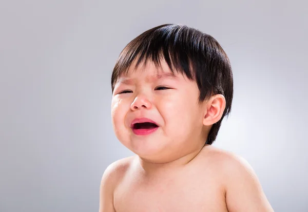 Asiático pequeño bebé niño — Foto de Stock