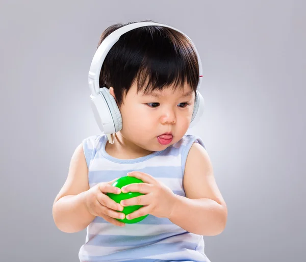 Asiático pequeño bebé niño — Foto de Stock