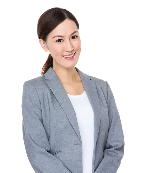 Asian businesswoman in business suit — Stock Photo, Image