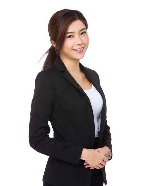 Asian young businesswoman in business suit — Stock Photo, Image