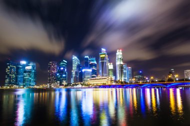 Singapur 'da gece vakti