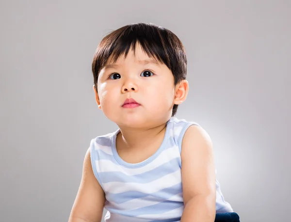 Asiático bonito pequeno bebê menino — Fotografia de Stock