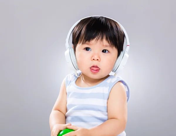 Asiático lindo pequeño bebé chico — Foto de Stock