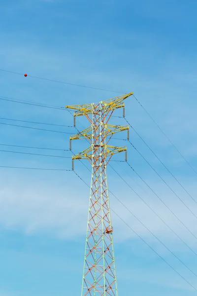 Башня линий электропередач — стоковое фото