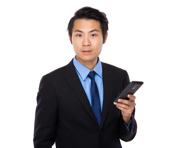 Asian handsome businessman in business suit — Stock Photo, Image