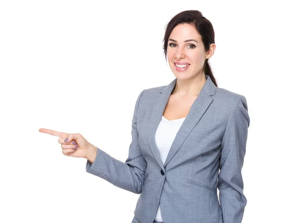 Confident caucasian businesswoman in business suit — Stock Photo, Image