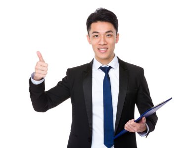 Asya yakışıklı iş adamı takım elbise