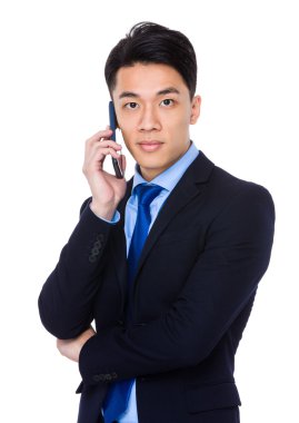 Asya yakışıklı iş adamı takım elbise