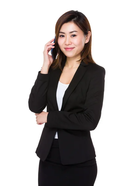 Asiatische junge Geschäftsfrau in Business-Anzug — Stockfoto