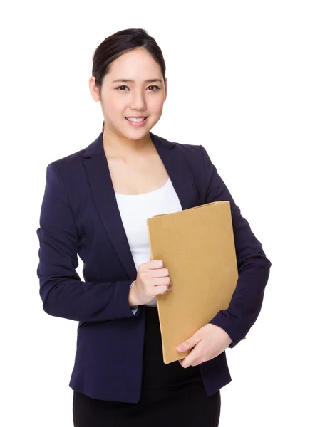 Asian young businesswoman in business suit — Stock Photo, Image